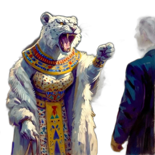 animal, face, mask, jacket, concept art, fantasy art, comic book art, photorealistic transparent PNG cut-out