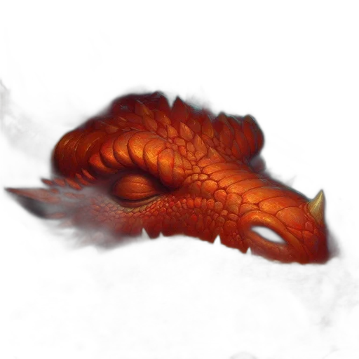 dragon, creature, animal, staff, fantasy art, concept art, photorealistic, pixel art transparent PNG cut-out