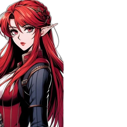 staff, pixel art, anime, fantasy art, concept art, red, two, depictions transparent PNG cut-out