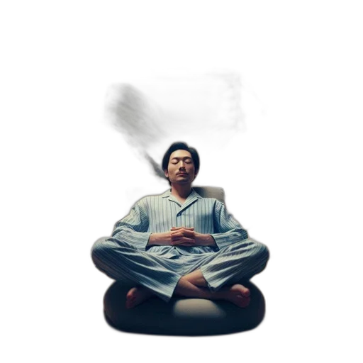 staff, photorealistic, concept art, pixel art, 3d render, fire, fog, man transparent PNG cut-out