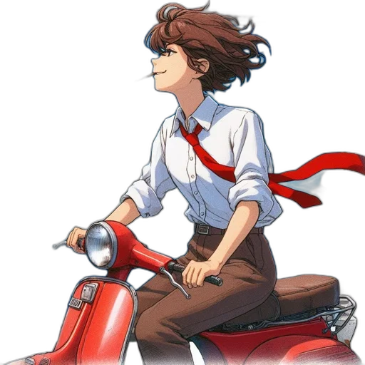 car, weapon, anime, concept art, cartoon, comic book art, red, animated transparent PNG cut-out