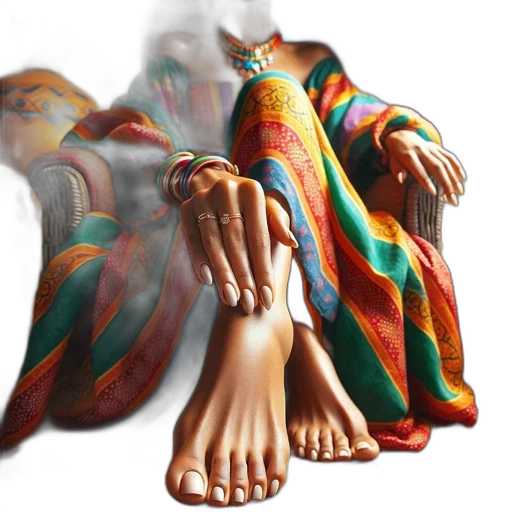 shoes, mask, dress, 3d render, photorealistic, concept art, vaporwave, fog transparent PNG cut-out