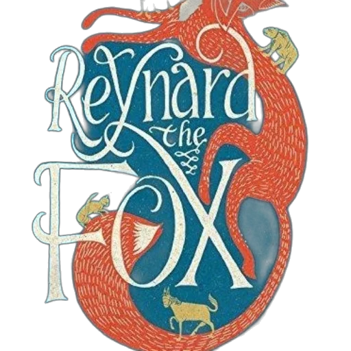 reynard, fox, new, travels, book, cover, stylized, illustration transparent PNG cut-out