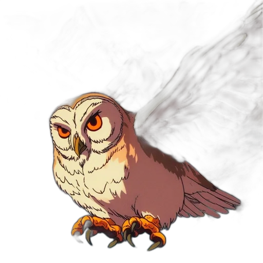 animal, creature, staff, concept art, fantasy art, watercolor, pixel art, red transparent PNG cut-out