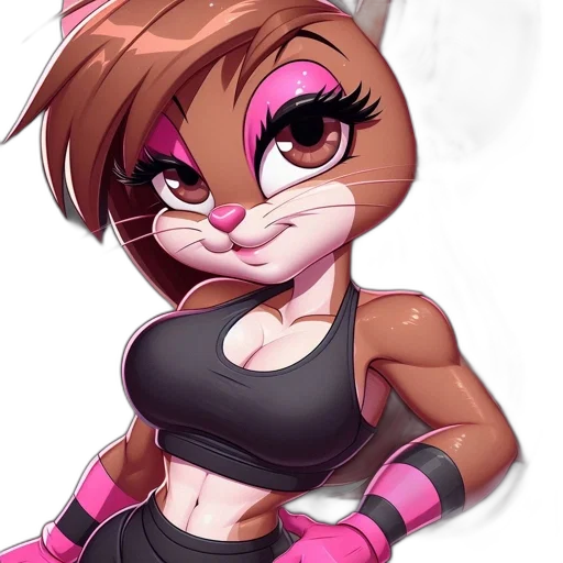 cartoon, concept art, anime, cyberpunk, animated, mouse, character, depicted transparent PNG cut-out