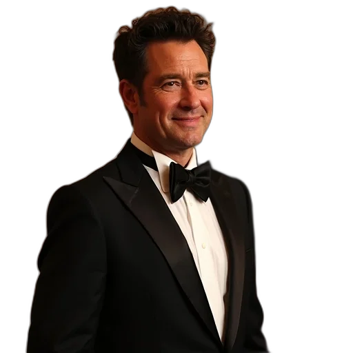 staff, jacket, face, hair, hugh, ryan, arrives, 73th transparent PNG cut-out