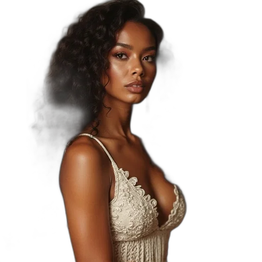 dress, jewelry, crown, hair transparent PNG cut-out