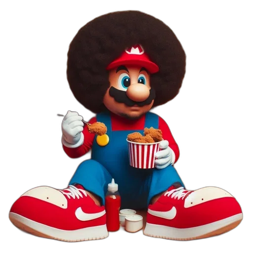 shoes, hat, animal, creature, 3d render, concept art, pixel art, photorealistic transparent PNG cut-out