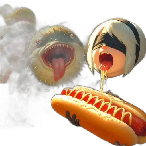 food, animal, creature, concept art, 3d render, photorealistic, coastline, scene transparent PNG cut-out