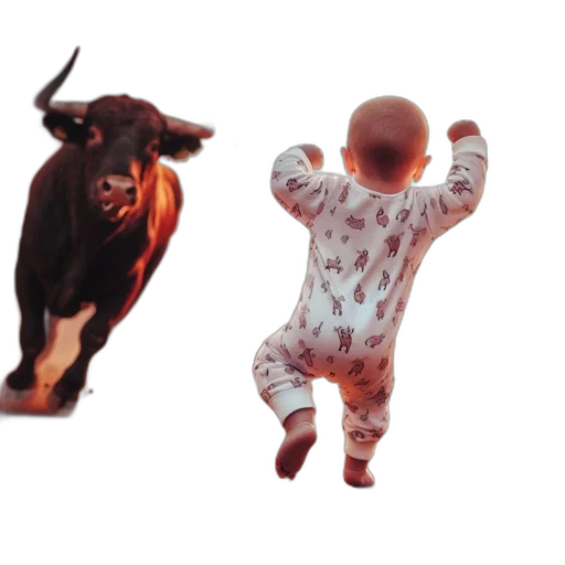 animal, creature, concept art, 3d render, old, town, square, fearless transparent PNG cut-out