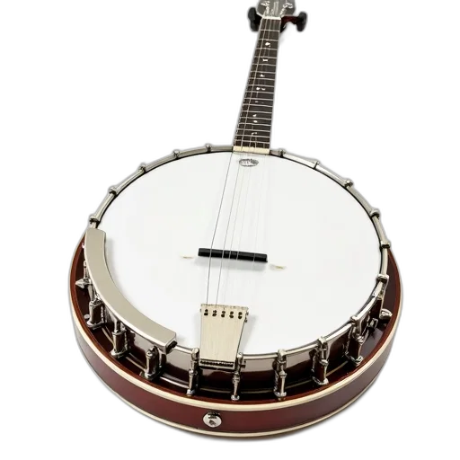 weapon, jewelry, crown, 3d render, close-up, banjo, white, head transparent PNG cut-out
