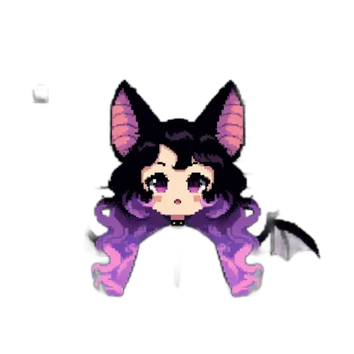 creature, animal, dragon, staff, pixel art, anime, fantasy art, cartoon transparent PNG cut-out