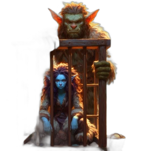 staff, creature, concept art, fantasy art, pixel art, ancient, town, large transparent PNG cut-out
