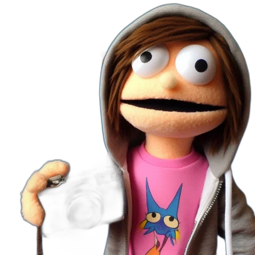 jacket, staff, face, animal, 3d render, concept art, cartoon, photorealistic transparent PNG cut-out