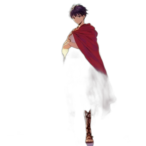 dress, sword, staff, weapon, concept art, pixel art, fantasy art, anime transparent PNG cut-out