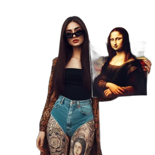 dress, jacket, photorealistic, oil painting, fantasy art, concept art, dark, individual transparent PNG cut-out