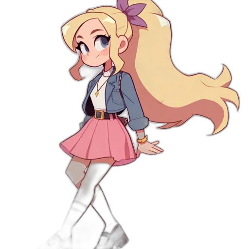 staff, dress, jacket, hair, anime, cartoon, pixel art, concept art transparent PNG cut-out