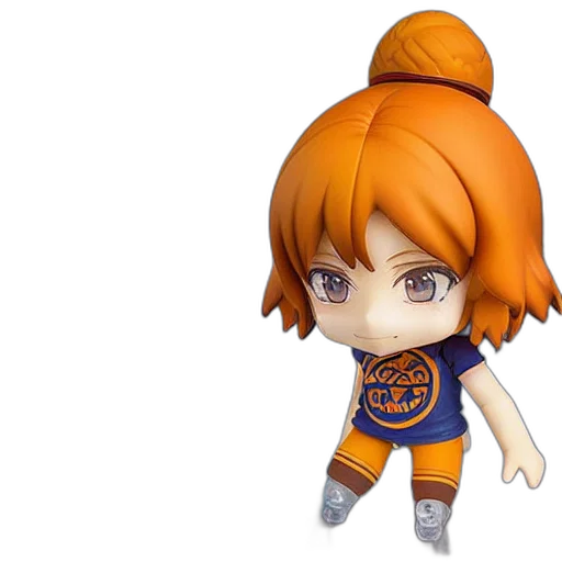 3d render, nendoroid, annabeth, chase transparent PNG cut-out