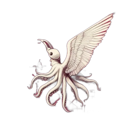 creature, animal, dragon, staff, concept art, watercolor, fantasy art, pixel art transparent PNG cut-out