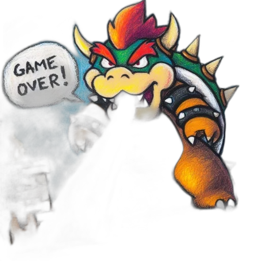 dragon, concept art, fire, bowser, super, mario, series, depicted transparent PNG cut-out