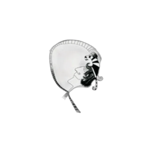 hat, umbrella, jewelry, mask, 3d render, monochrome, book, cover transparent PNG cut-out