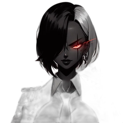 mask, face, robot, staff, concept art, cyberpunk, comic book art, pixel art transparent PNG cut-out