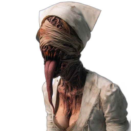 mask, hat, face, creature, concept art, 3d render, photorealistic, cyberpunk transparent PNG cut-out