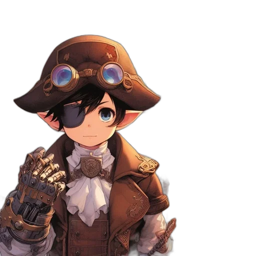 hat, staff, weapon, face, concept art, fantasy art, anime, pixel art transparent PNG cut-out