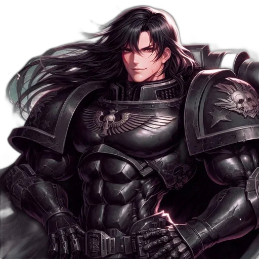 sword, fantasy art, concept art, comic book art, anime, dark, animated, figure transparent PNG cut-out