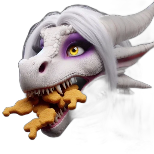 dragon, creature, concept art, 3d render, fantasy art, photorealistic, pale, dragon-like transparent PNG cut-out