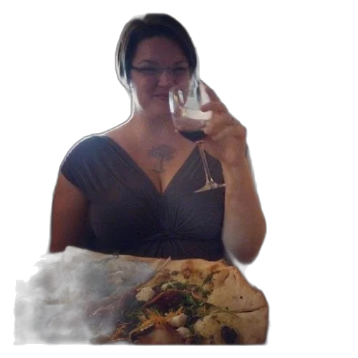 food, dress, bottle, face, photorealistic, woman, grey, holding transparent PNG cut-out