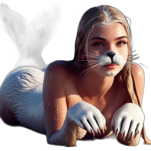 animal, creature, mask, face, fantasy art, photorealistic, concept art, 3d render transparent PNG cut-out