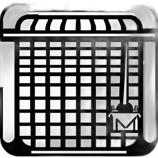 monochrome, flat, app, icon transparent PNG cut-out