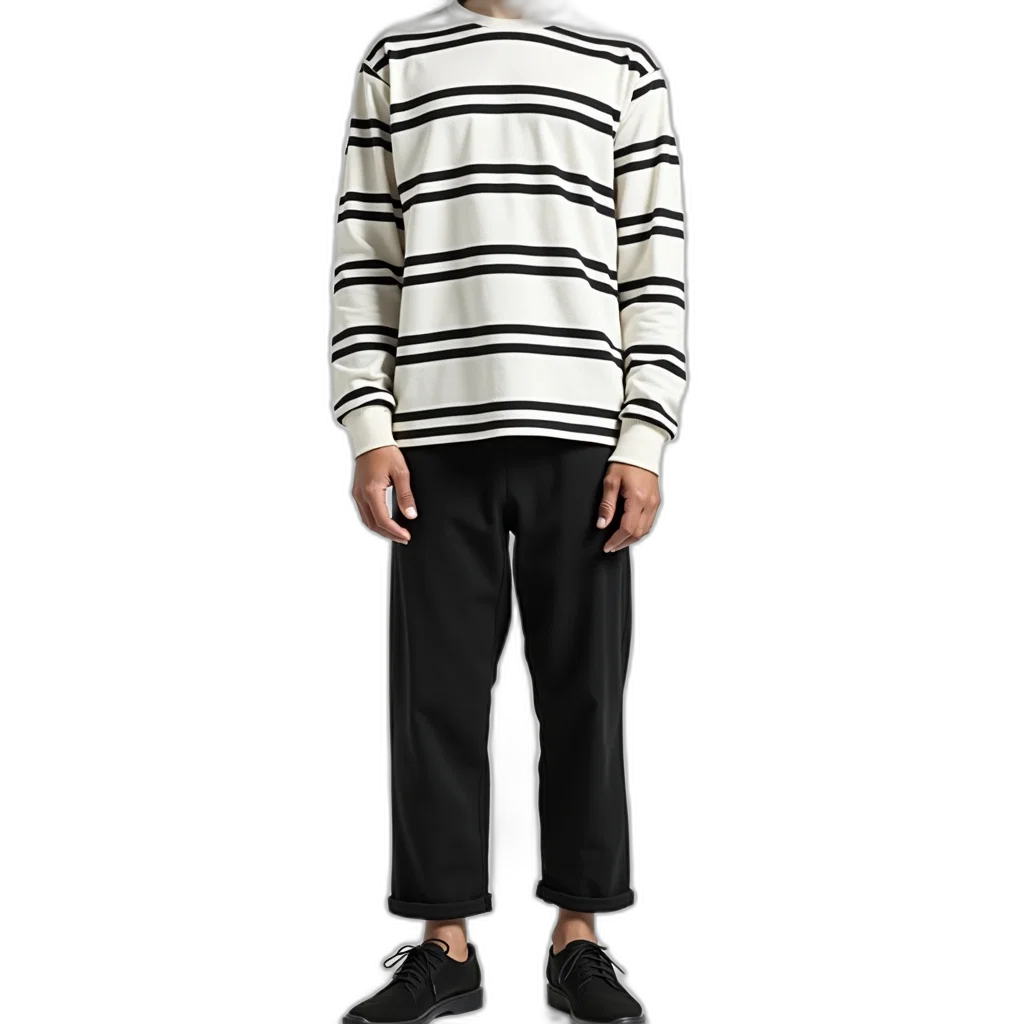 jacket, staff, face, creature, 3d render, photorealistic, concept art, monochrome transparent PNG cut-out