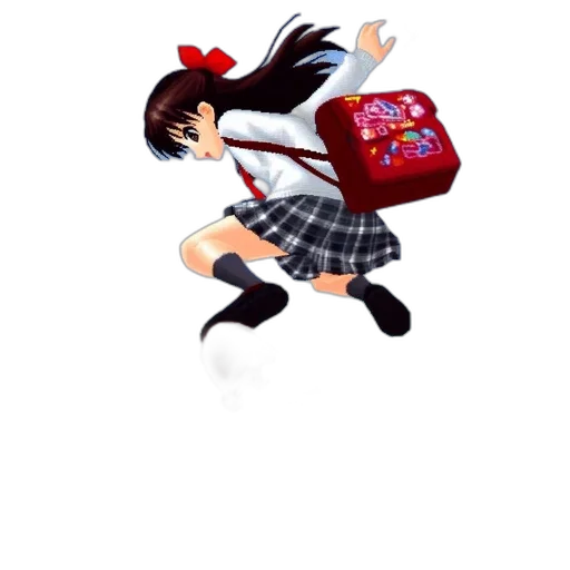 umbrella, staff, dress, weapon, anime, pixel art, cartoon, 3d render transparent PNG cut-out