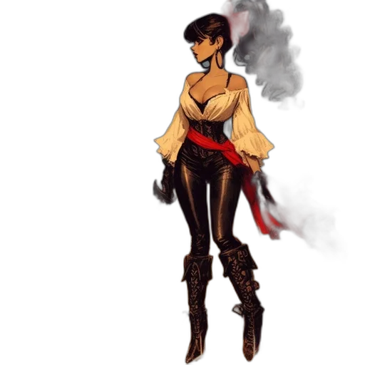 staff, concept art, fantasy art, pixel art, comic book art, fire, fog, red transparent PNG cut-out