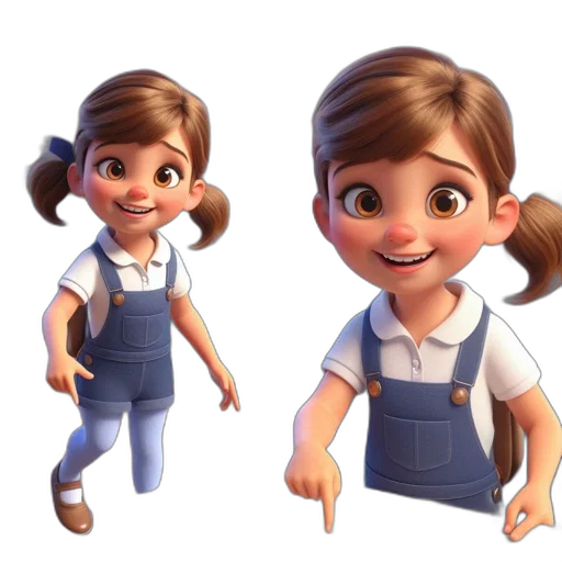 staff, face, dress, 3d render, concept art, cartoon, photorealistic, two transparent PNG cut-out