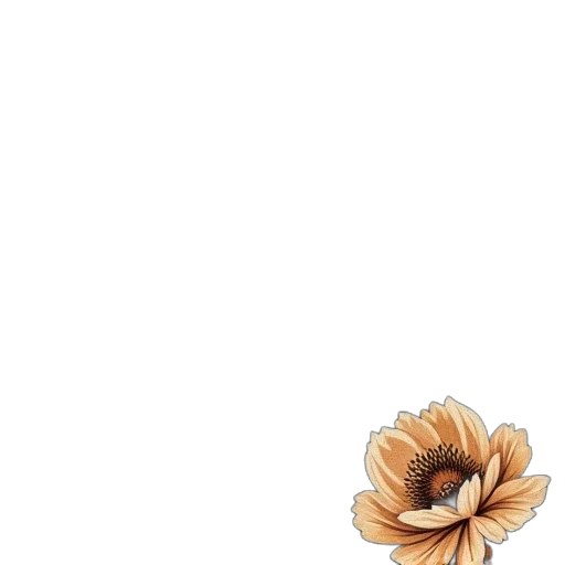 flower, dress, crown, jewelry, watercolor, pencil sketch, photorealistic, concept art transparent PNG cut-out