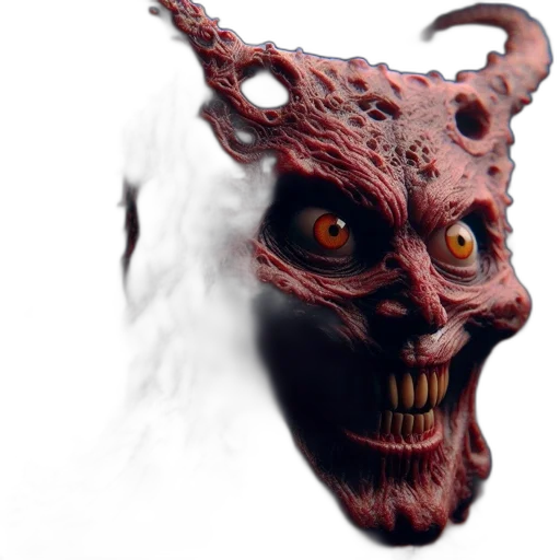 mask, creature, face, dragon, 3d render, concept art, photorealistic, fantasy art transparent PNG cut-out
