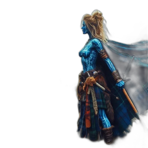 dress, sword, weapon, jewelry, concept art, fantasy art, 3d render, comic book art transparent PNG cut-out