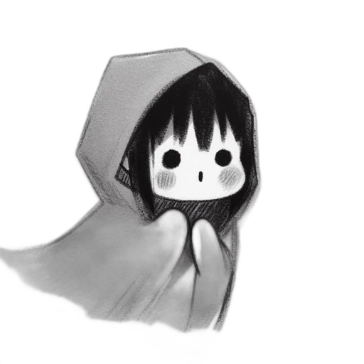 mask, creature, face, robot, concept art, anime, fantasy art, pencil sketch transparent PNG cut-out