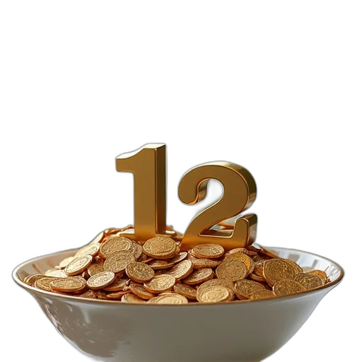 food, crown, 3d render, months, same, cash, credit, approval transparent PNG cut-out
