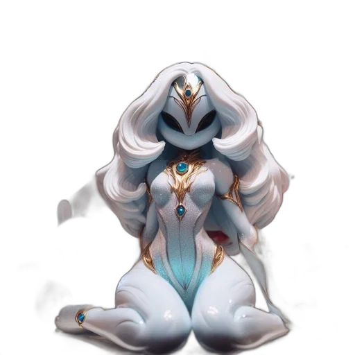 mask, robot, dress, creature, concept art, fantasy art, pixel art, watercolor transparent PNG cut-out