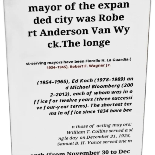 longe, st-serving, mayors, have, fiorello, guardia, 1934-1945, robert transparent PNG cut-out