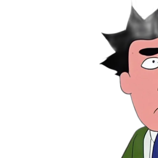 cartoon, 3d render, anime, concept art, still, rick, sanchez, morty transparent PNG cut-out