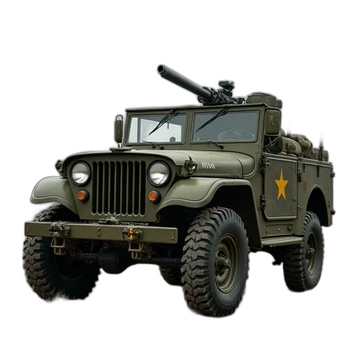 weapon, car, concept art, 3d render transparent PNG cut-out