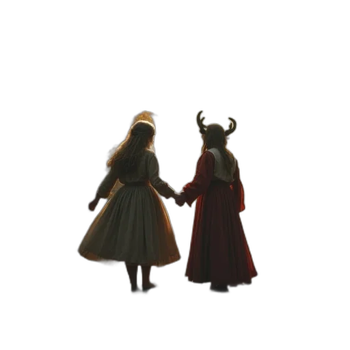 dress, crown, staff, concept art, pixel art, fantasy art, 3d render, snow transparent PNG cut-out