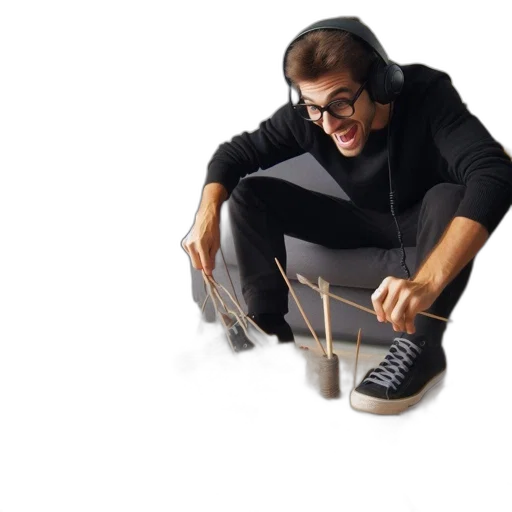 jacket, staff, weapon, shoes, concept art, 3d render, photorealistic, cartoon transparent PNG cut-out