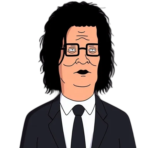 hair, animal, face, jacket, cartoon, concept art, pixel art, comic book art transparent PNG cut-out
