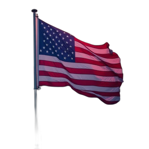 staff, weapon, usa, flag transparent PNG cut-out